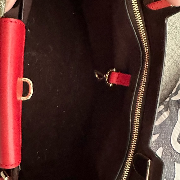 Michael Kors Blakley Red Handbag with strap and wallet NEW - Picture 7 of 16